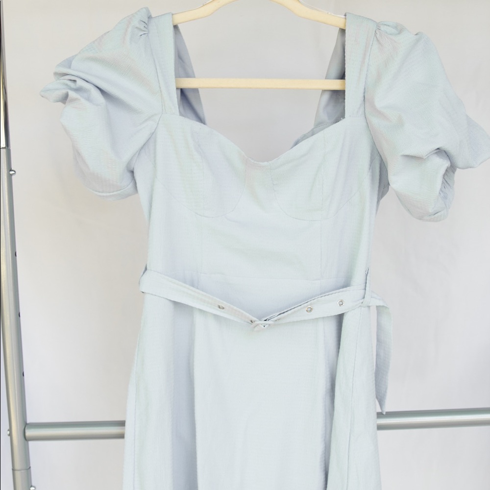 Blue cocktail dress